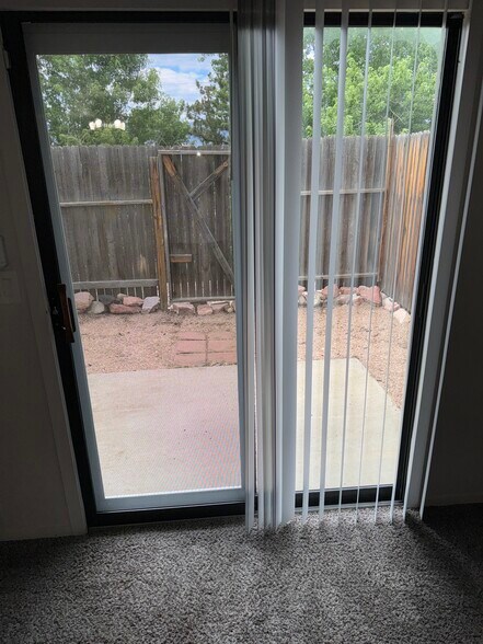 Rear patio - 7526 Banner Ct