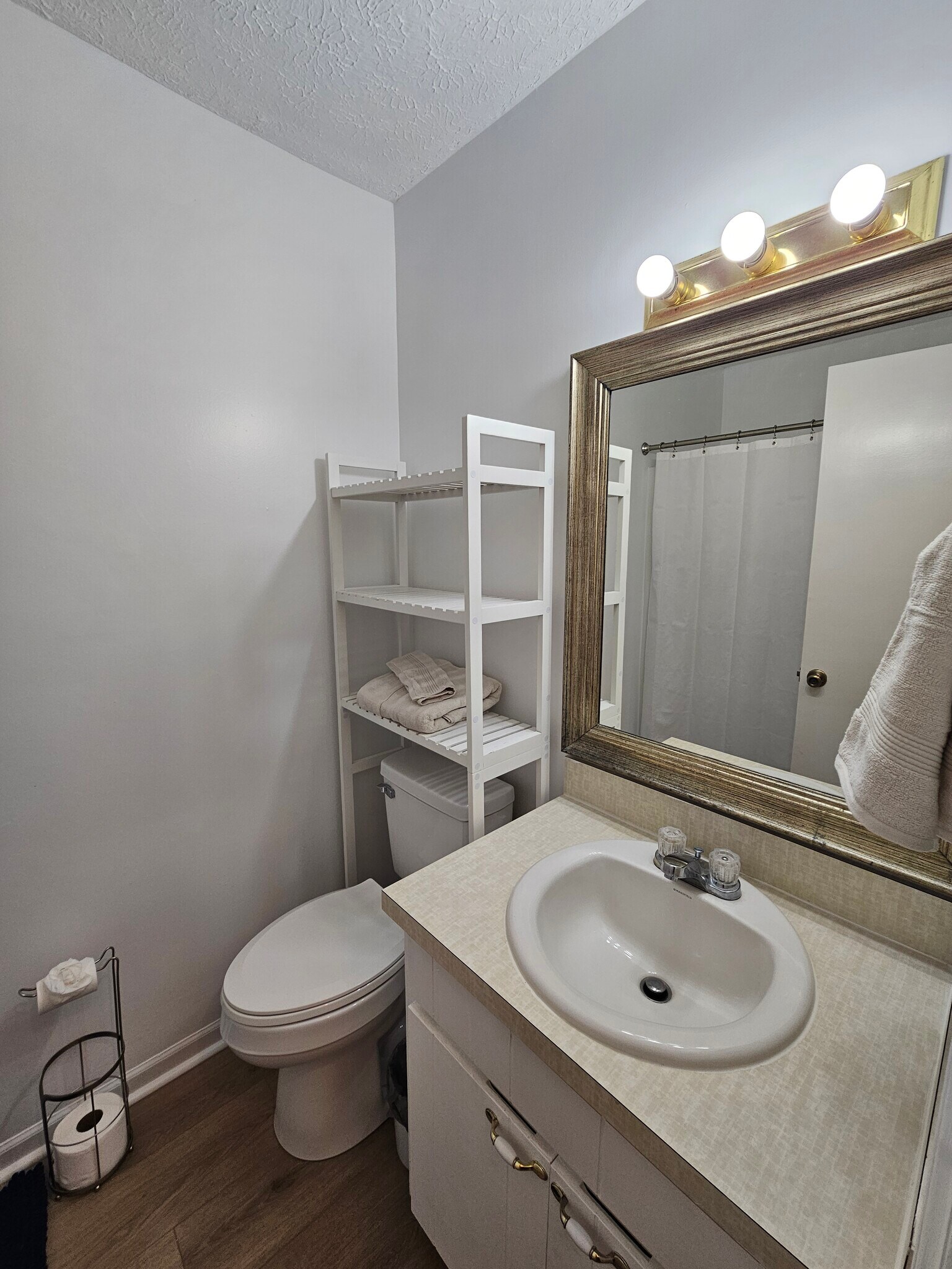 Secondary bath with shower tub - 419 Rams Rd