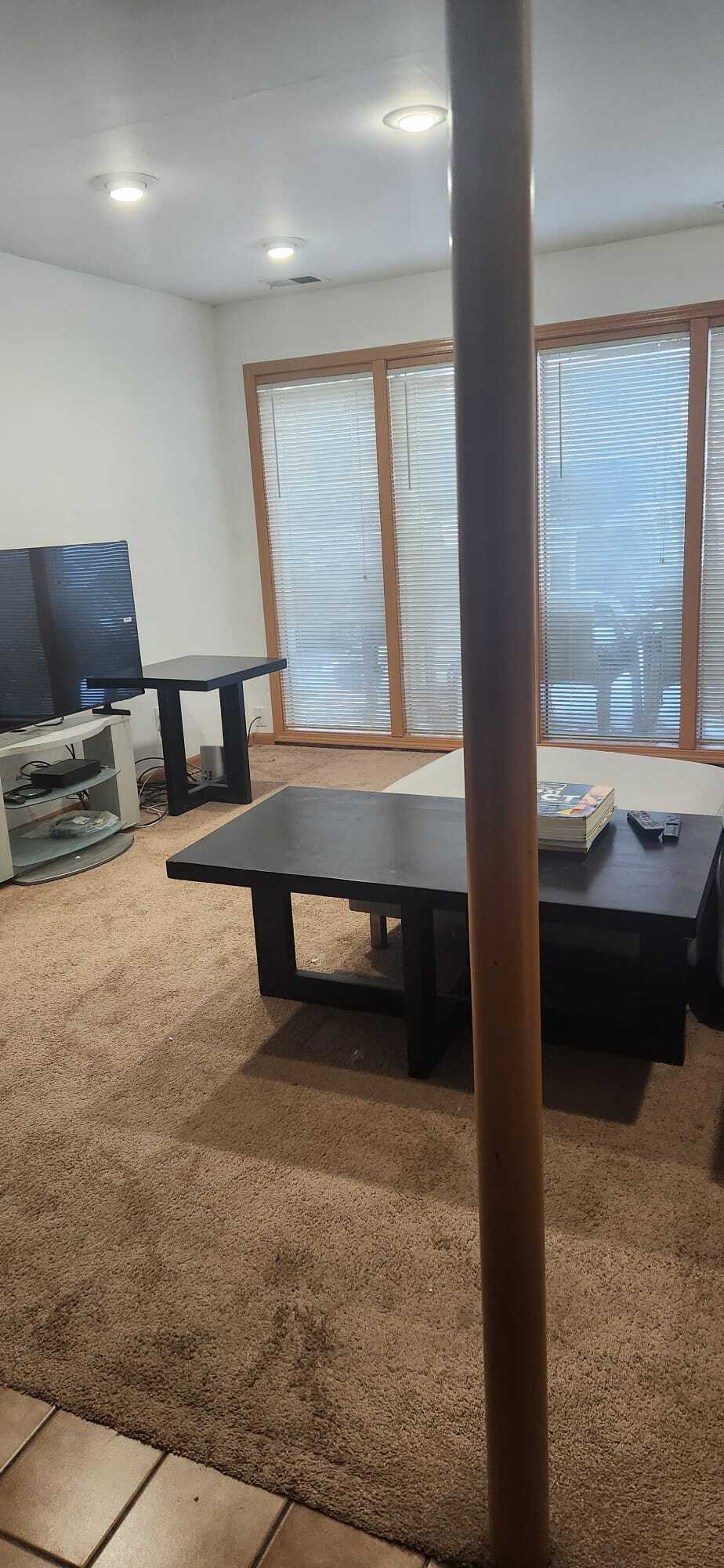 View of downstairs livingroom from hallway door - 2116 Thaler Ave