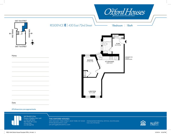 Floorplan - The Oxford Houses