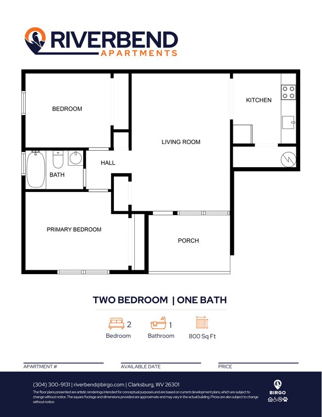 Floorplan - Riverbend Apartments