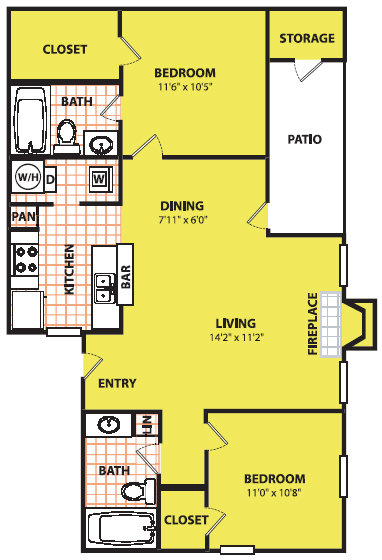 Floorplan - Cottages at Tulane