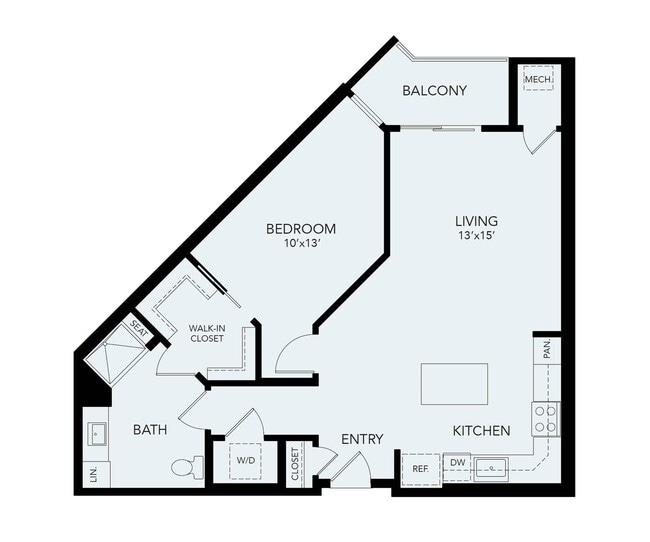 A2a | 1 bed 1 bath | 905 sq ft - Avenida Watermarq