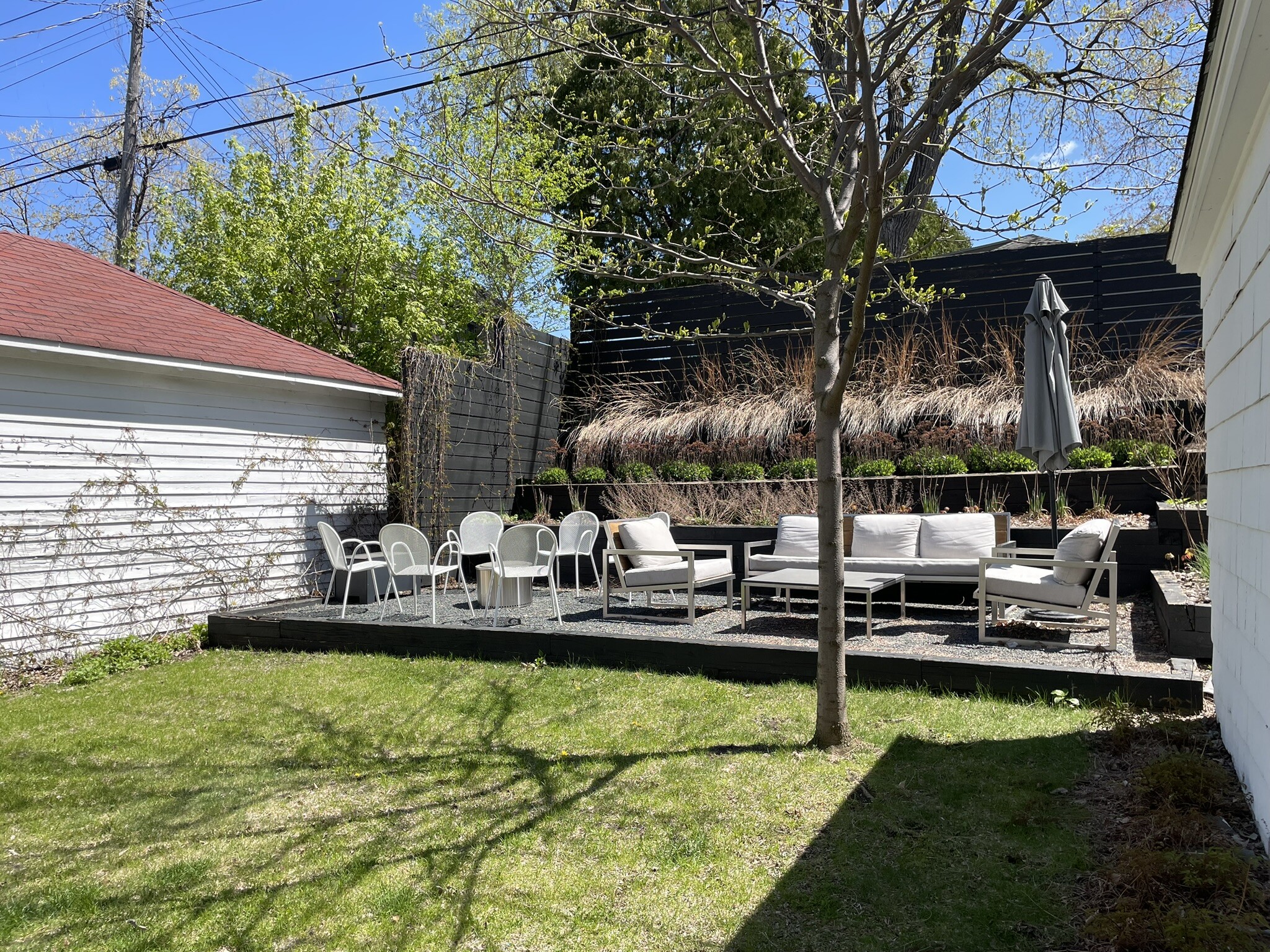 Backyard Patio + Firepit - 5025 York Ave S