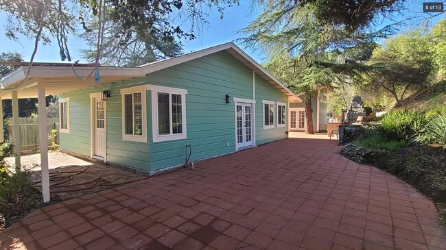 side patio - 1501 Old Topanga Canyon Rd