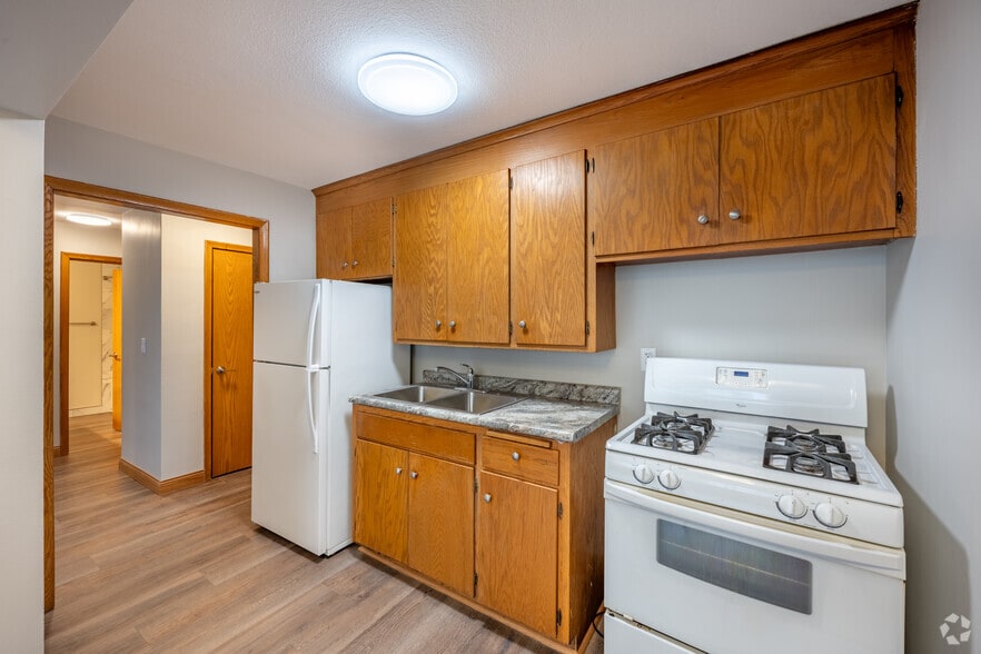 1 Bedroom Large Remodel - 590SF - Kitchen - Lyndale Garden