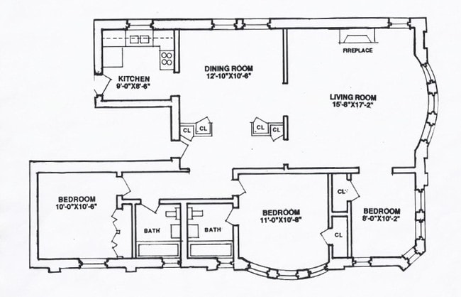 Floorplan - 822-24 Forest Ave.