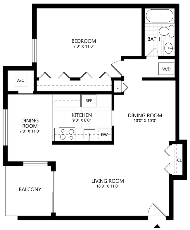 Floorplan - PeachTree of McLean