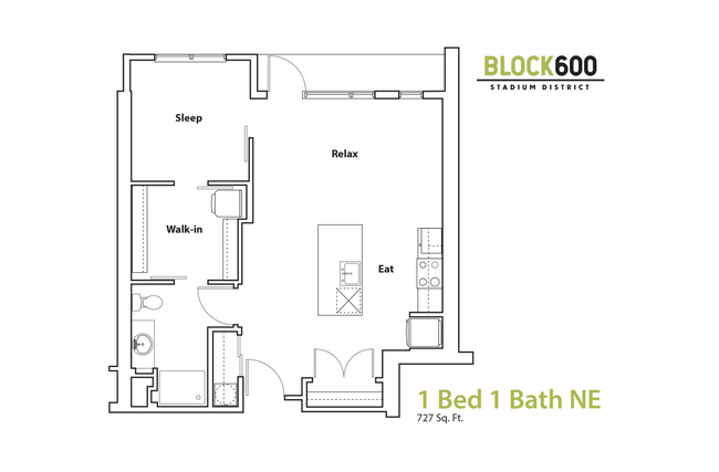 Floorplan - Block 600