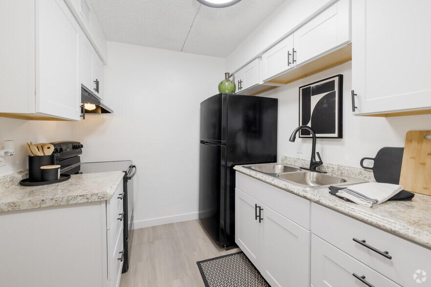 1BR, 1BA - 441SF - Kitchen - Emerald Apartments