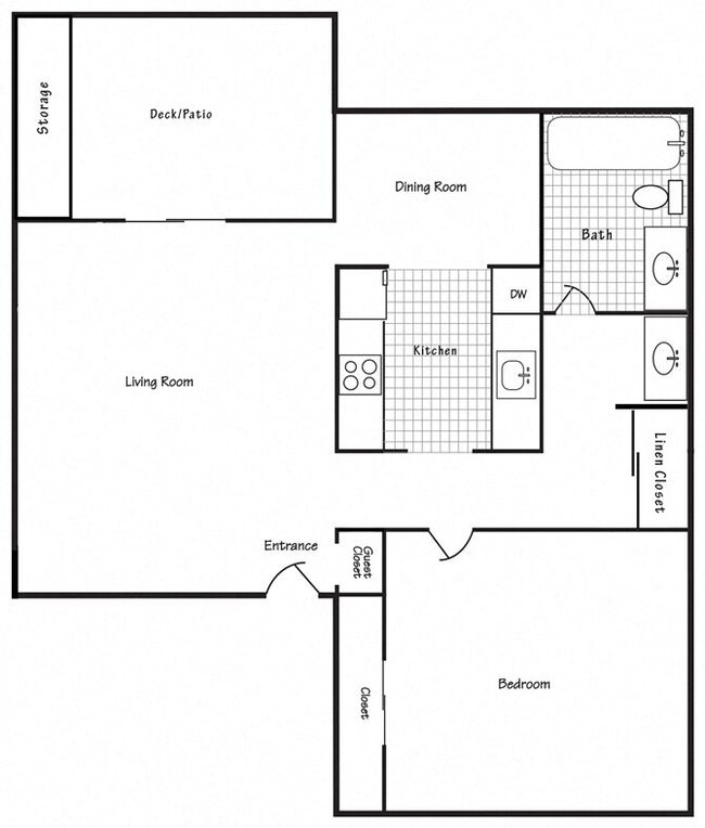 Floorplan - Royal Oaks Apartments