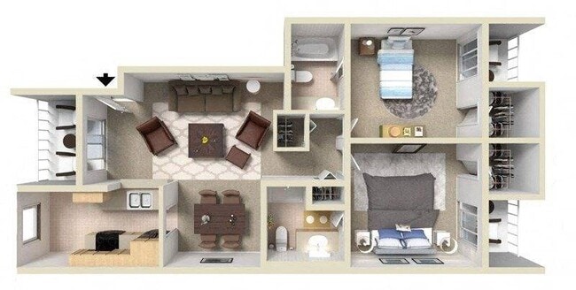 Rancho Verde Patio C1 Two Bedroom - Rancho Verde