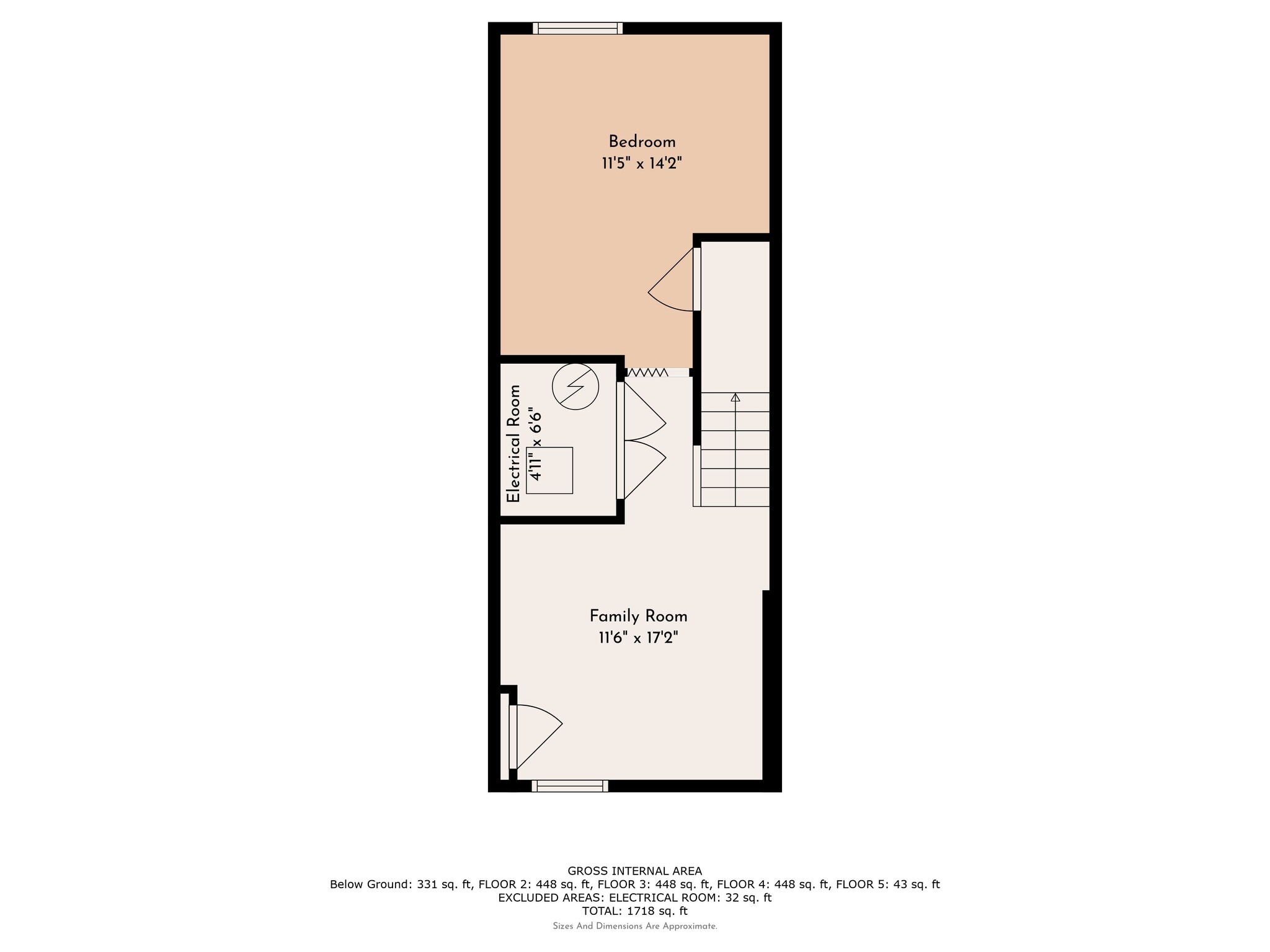 Floorplan - 1st Floor - 1932 Alter St