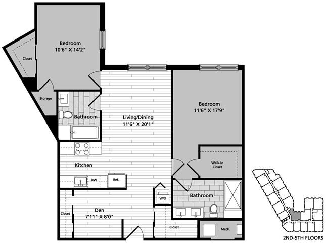 Floorplan - Gatehouse 75