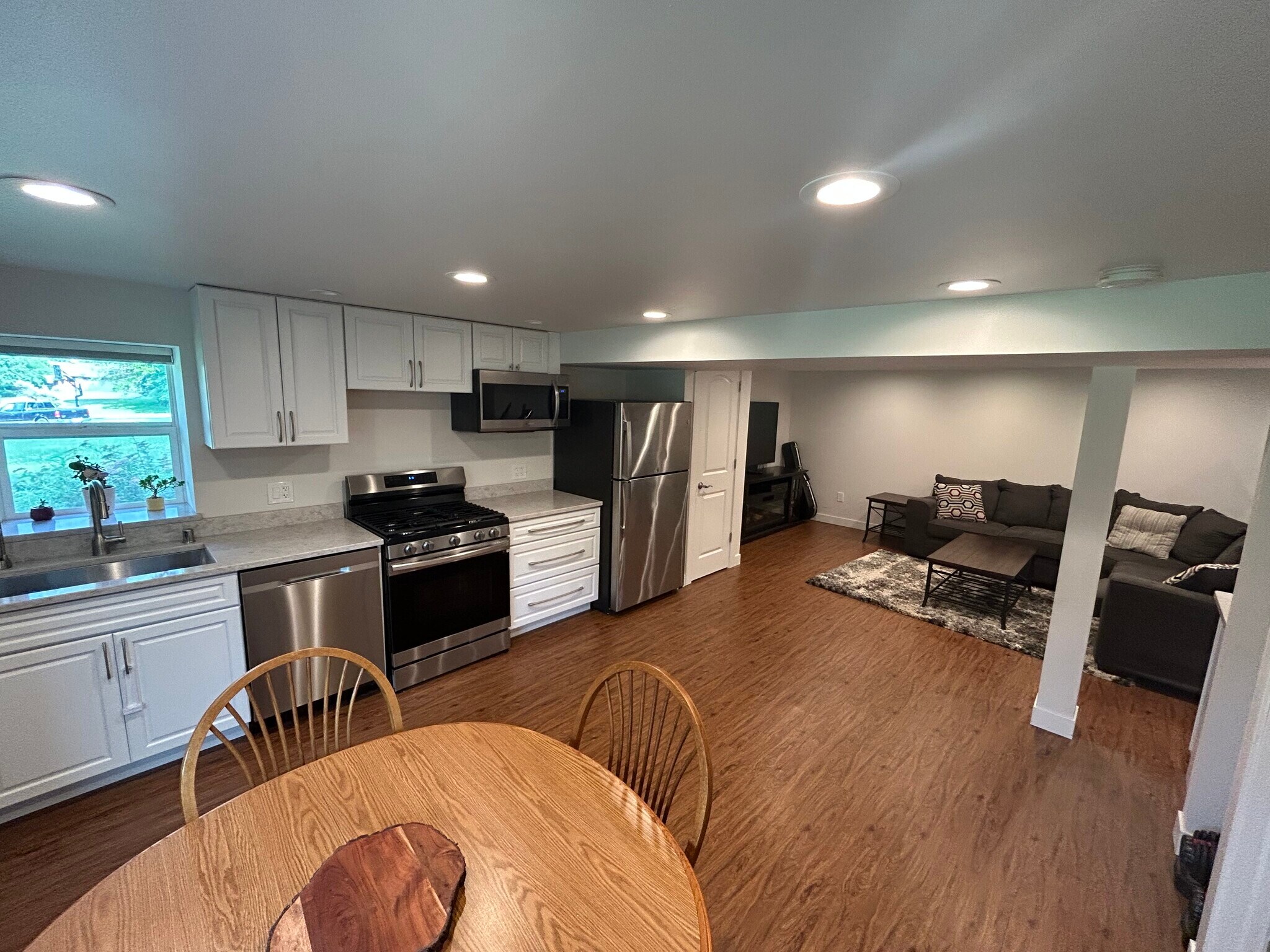 Basement Living Area plus kitchen - N2W27318 Lyles Dr