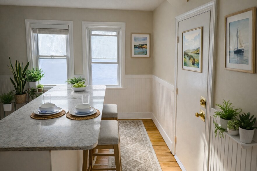 Eat-In Kitchen/Dining Room (AI staged furnishings) - 16 Tecumseh Street
