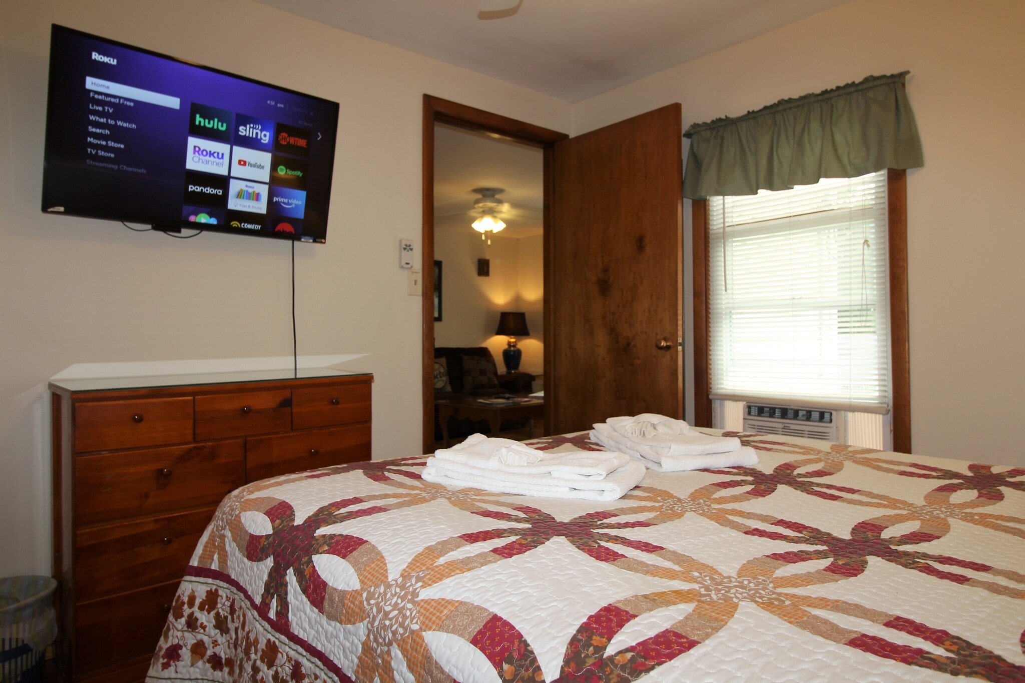 Roku Smart TV in bedroom - 48 Miller St