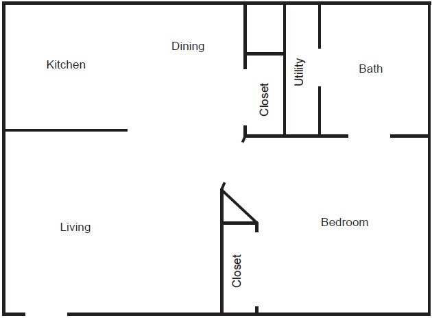 Floorplan - Larkspur Village Apartments