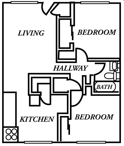 2BR/1BA - Haven on Highland