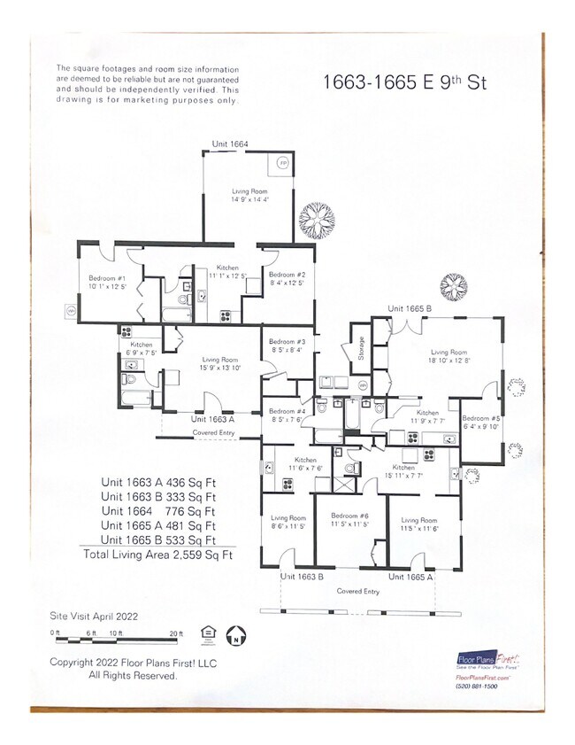 Floorplan - River Loft Bungalows on Warren+9th