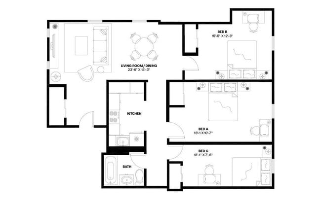 Building Photo - Room in Shared 3 bed/1 bath home