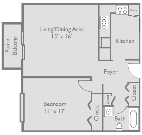 Floorplan - Axis at Westmont