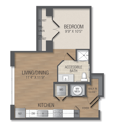 Floorplan - The Acadia at Metropolitan Park