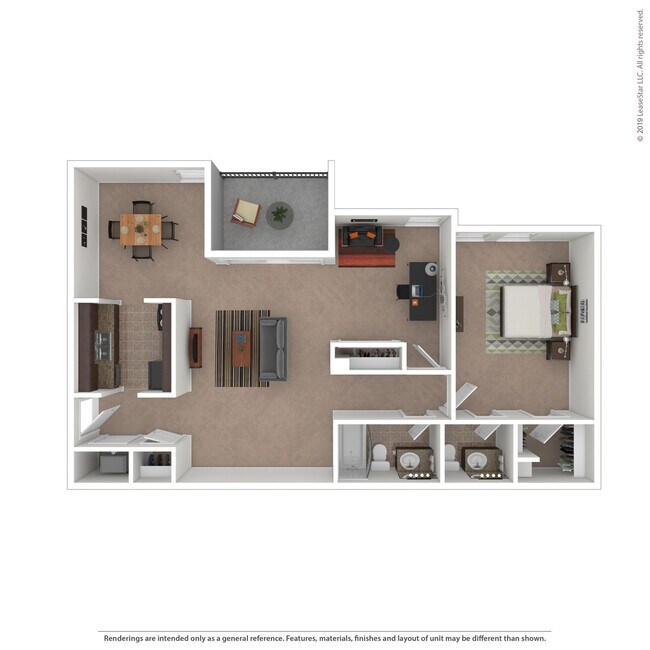 Floorplan - The Habitat Apartments