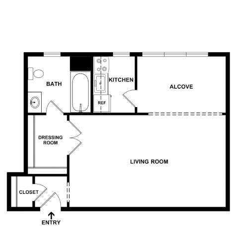Floorplan - Empire Apartments