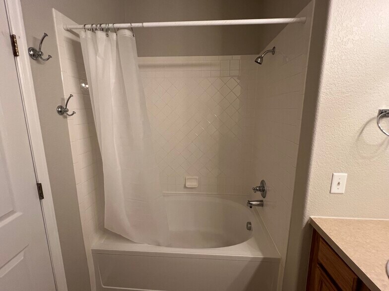 Main floor primary suite bath - 5109 Fruited Plains Ln