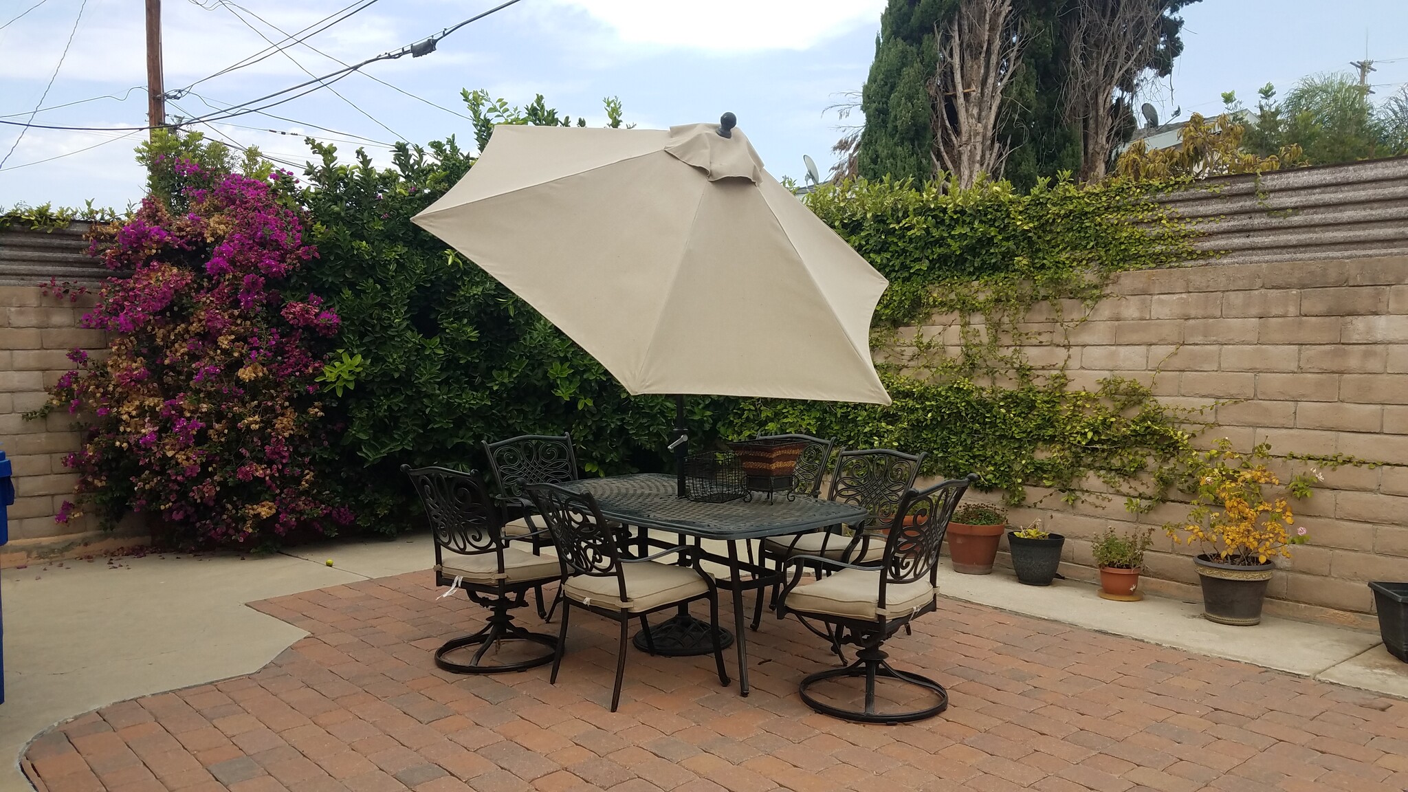 Shared back patio. - 3112 S Durango Ave