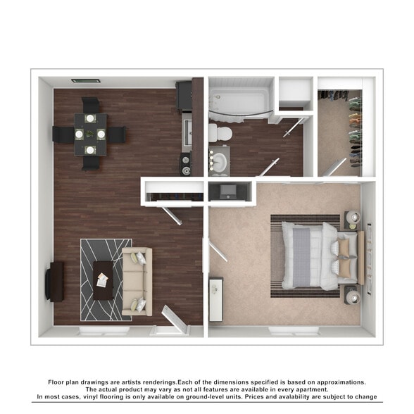 Interior Photo - The Hills at Oakwood Apartment Homes