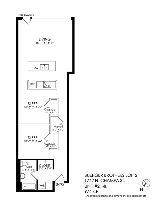 Floorplan - Buerger Brother Lofts