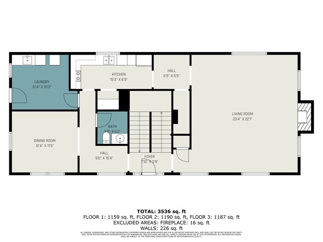 Floorplan - Student Rental 627 N Saint Peter St