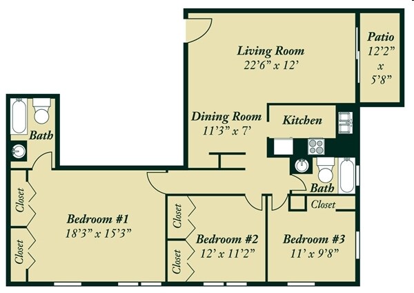 3 Bed 2 Bath - Mallow at The Hills