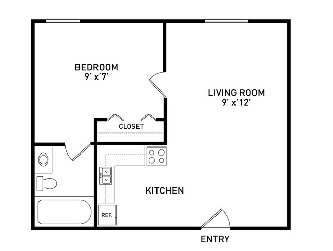 Floorplan - Cedar Village Apartments