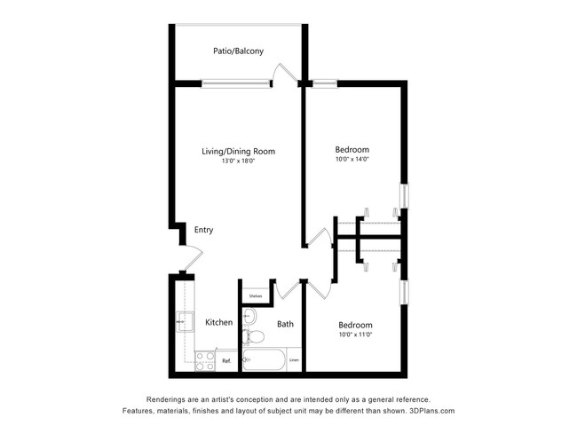 Floorplan - Humboldt Senior 55+ Apartments