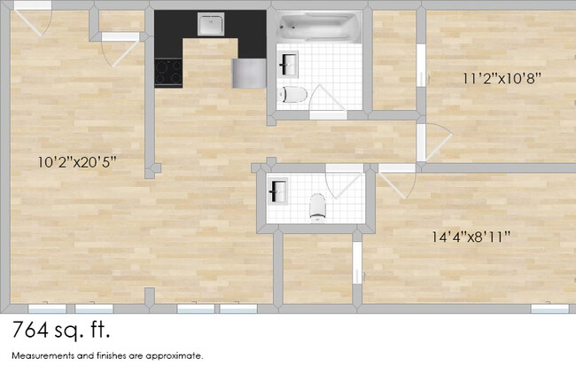 Floorplan - 501 N. Lombard Ave.