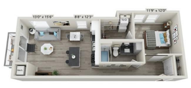 Floorplan - METRIC Apartments