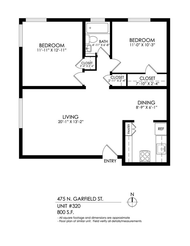 Floorplan - 475-501 Garfield