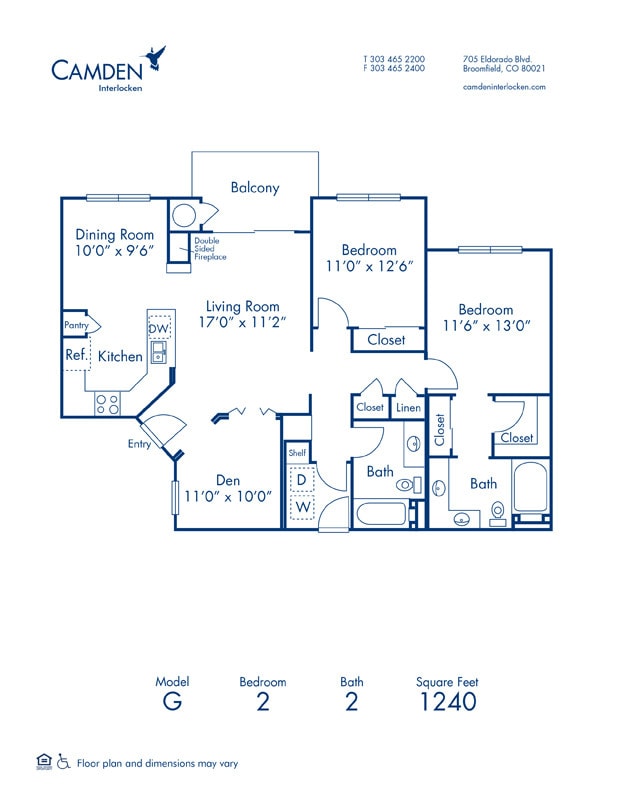 Floorplan - Camden Interlocken