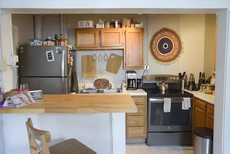 Photo form the dining room, looking into the kitchen. - 127 Iowa Avenue