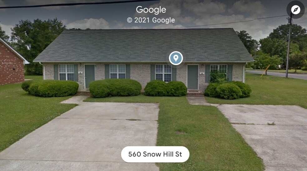 Duplex - Side A (left) 2 car driveway - 560 Snow Hill St