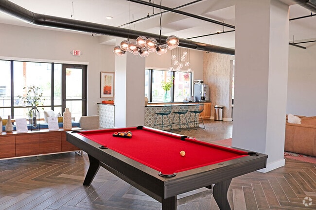 Coffee Bar and Pool Table