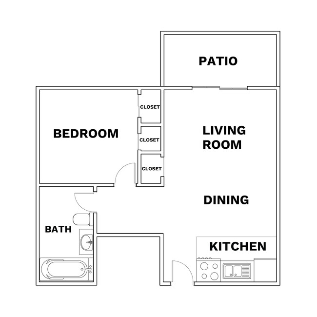 Floorplan - Flats at Pinecliff