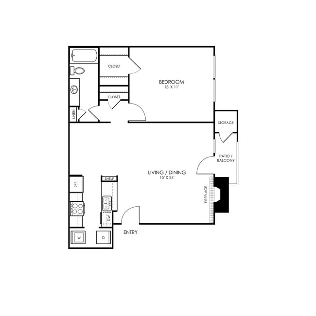 Floorplan - Knowlton Apartment Homes