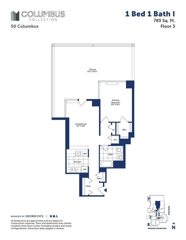 Floorplan - 50 Columbus