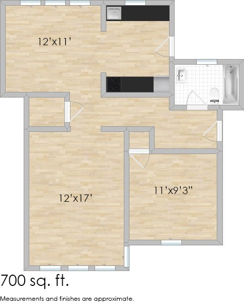 Floorplan - 710-712 N. Austin Blvd. Oak Park, IL 60302