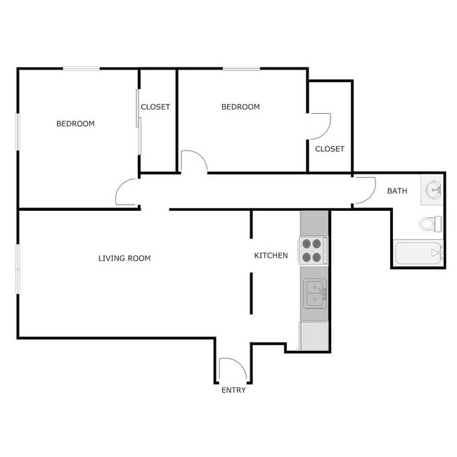 Floorplan - Central Park Apartments