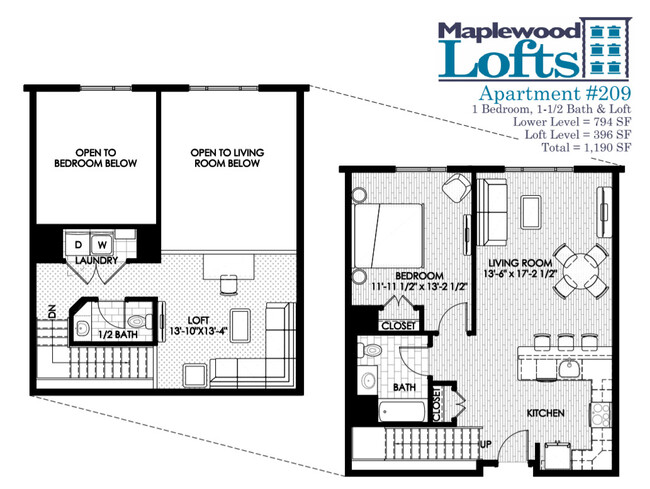 Floorplan - Maplewood Lofts